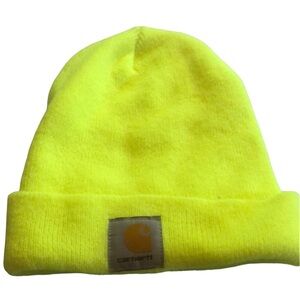 Carhartt neon toboggan safety high vise cap